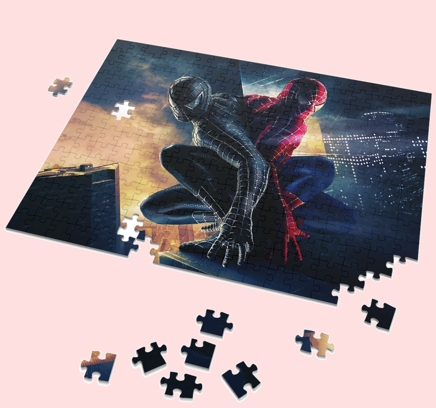 Spider Man jigsaw puzzle by PopCrate – 120-piece recycled paper classic superhero design, ₹399