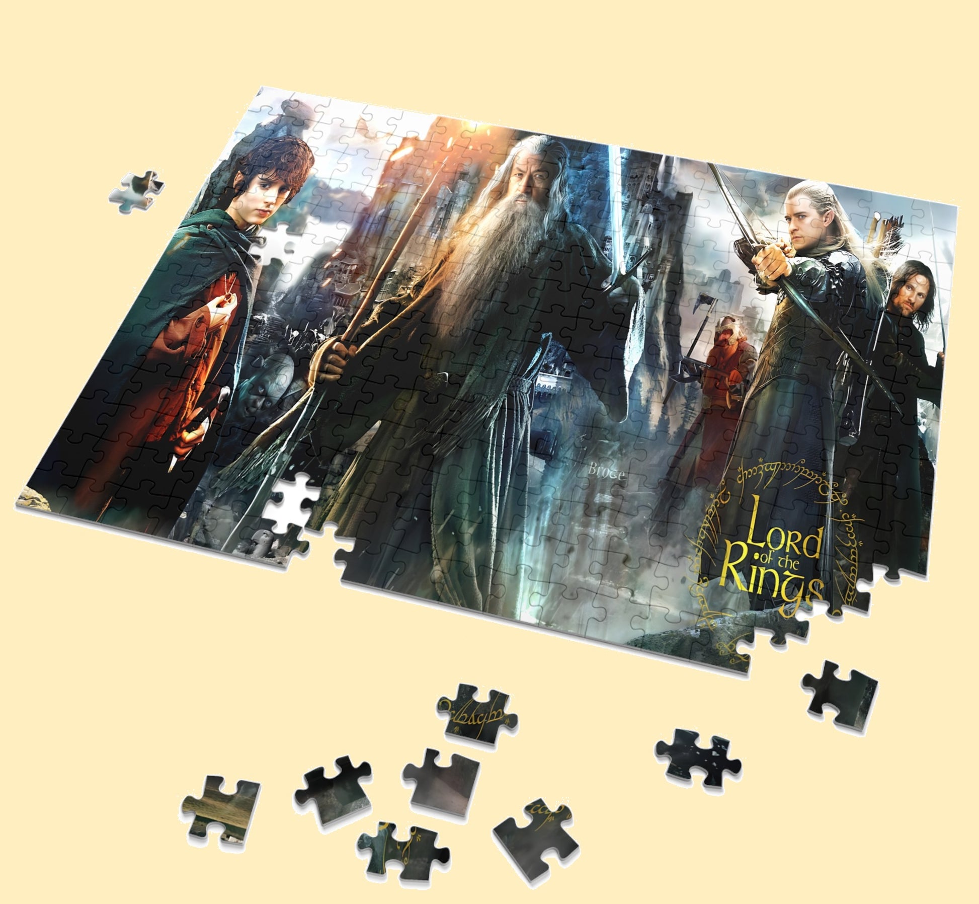 Lord Of The Rings Adventure jigsaw puzzle by PopCrate – 120-piece recycled paper epic journey design, ₹399