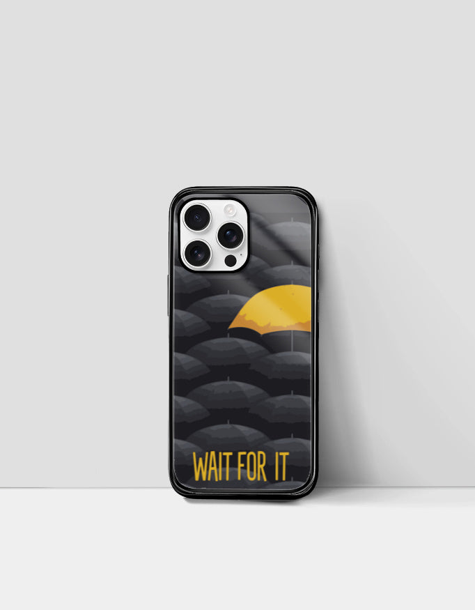 HIMYM Wait For It iPhone back cover by PopCrate – glossy glass Barney Stinson Legendary design, ₹399