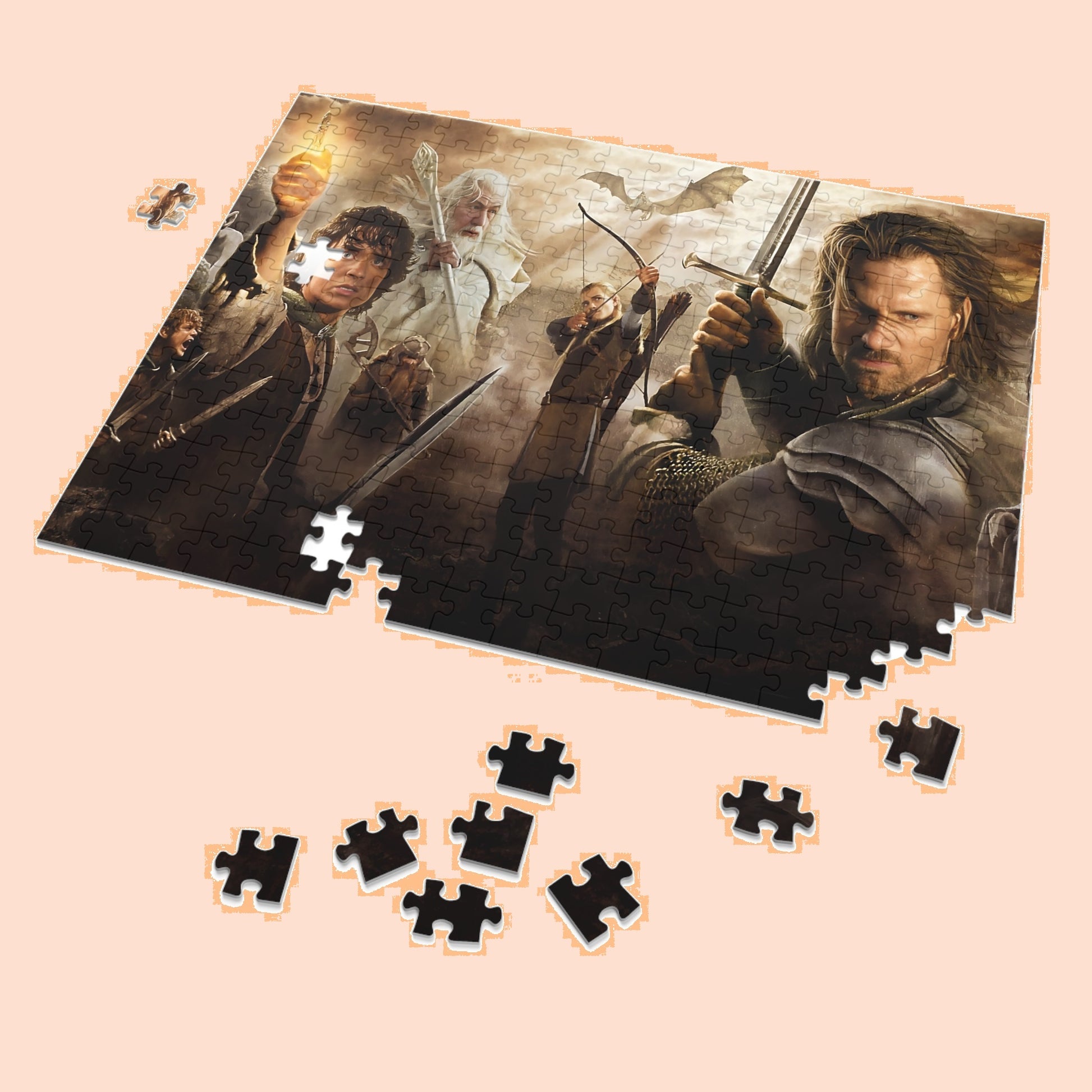 Lord Of The Rings jigsaw puzzle by PopCrate – 120-piece recycled paper classic epic design, ₹399